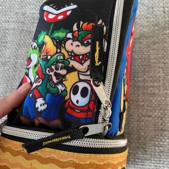 NINTENDO SUPER MARIO Soft Insulated Double Compartment Lunch Bag 2020 - Picture 9 of 10